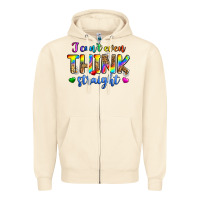Sandshell i can't even think straight Zipper Hoodie - Zillion Design Studio