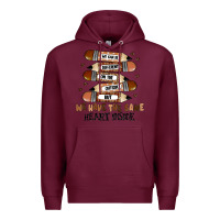 Burgundy we have the same heart inside Premium Hoodie - MaliasSmallBusiness