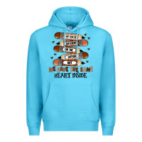 Ocean Blue we have the same heart inside Premium Hoodie - MaliasSmallBusiness