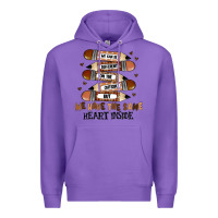 Purple we have the same heart inside Premium Hoodie - MaliasSmallBusiness