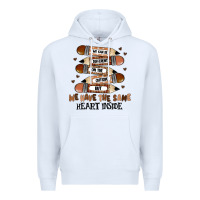 White we have the same heart inside Premium Hoodie - MaliasSmallBusiness