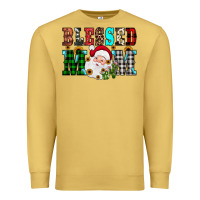 Antique Gold blessed mom christmas Premium Sweatshirt - JahusDesignShop