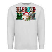 Dove Grey blessed mom christmas Premium Sweatshirt - JahusDesignShop