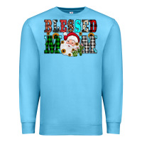 Ocean Blue blessed mom christmas Premium Sweatshirt - JahusDesignShop