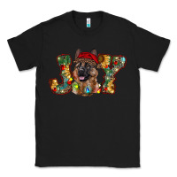 Black german shepherd christmas joy Classic Tee - RanaPortraitStore