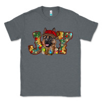 Charcoal Heather german shepherd christmas joy Classic Tee - RanaPortraitStore