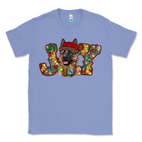 Colony Blue german shepherd christmas joy Classic Tee - RanaPortraitStore