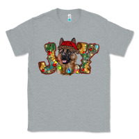 Heather Grey german shepherd christmas joy Classic Tee - RanaPortraitStore