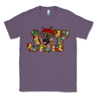 Lavender german shepherd christmas joy Classic Tee - RanaPortraitStore