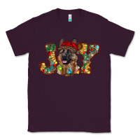 Plum german shepherd christmas joy Classic Tee - RanaPortraitStore