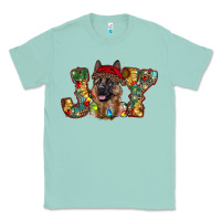 Seafoam german shepherd christmas joy Classic Tee - RanaPortraitStore