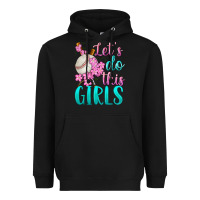 Black let's do this girls baseball Heavyweight Hoodie - BundleAndBundleShop