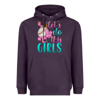 Plum let's do this girls baseball Heavyweight Hoodie - BundleAndBundleShop