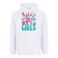 White let's do this girls baseball Heavyweight Hoodie - BundleAndBundleShop