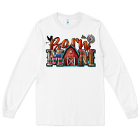 White barn mom Long Sleeve Tee - Zillion Design Studio