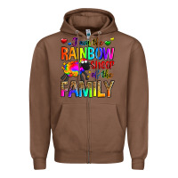 Chestnut i am the rainbow sheep of the family Zipper Hoodie - Zillion Design Studio
