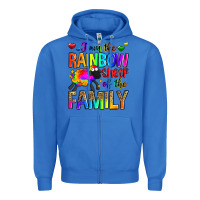 True Royal i am the rainbow sheep of the family Zipper Hoodie - Zillion Design Studio