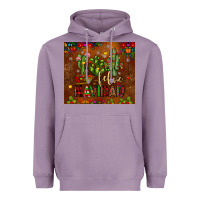 Lavender feliz navidad cactus Heavyweight Hoodie - JahusDesignShop