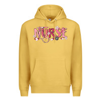 Antique Gold nurse breast cancer awareness Premium Hoodie - MaliasSmallBusiness