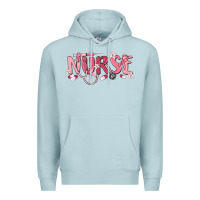 Blue Mist nurse breast cancer awareness Premium Hoodie - MaliasSmallBusiness