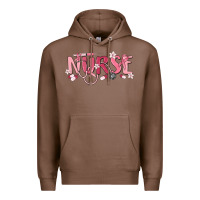 Chestnut nurse breast cancer awareness Premium Hoodie - MaliasSmallBusiness