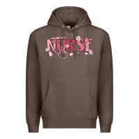 Coffee nurse breast cancer awareness Premium Hoodie - MaliasSmallBusiness