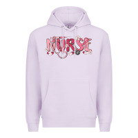 Lilac nurse breast cancer awareness Premium Hoodie - MaliasSmallBusiness