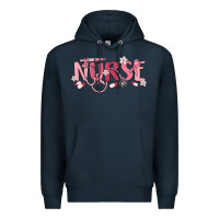 Navy nurse breast cancer awareness Premium Hoodie - MaliasSmallBusiness