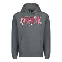 Rock nurse breast cancer awareness Premium Hoodie - MaliasSmallBusiness