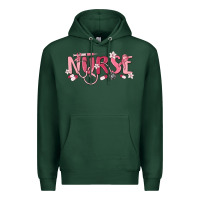 Sports Green nurse breast cancer awareness Premium Hoodie - MaliasSmallBusiness