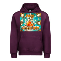 Mauve Wine my destiny Urban Hoodie - NancyCooperArtShop