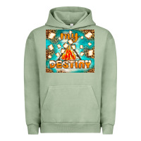 Pigment Oil Green my destiny Urban Hoodie - NancyCooperArtShop