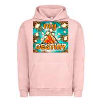 Pigment Salmon my destiny Urban Hoodie - NancyCooperArtShop