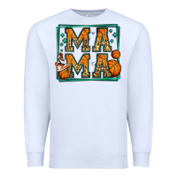 White basketball mama Premium Sweatshirt - Jasminsmagicworld