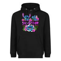 Black preview flower stitch 5th grade Heavyweight Hoodie - AdoDesignShop
