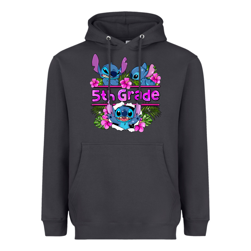 Preview Flower Stitch 5th Grade Heavyweight Hoodie by AdoDesignShop | Teevron