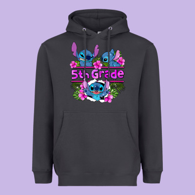 Preview Flower Stitch 5th Grade Heavyweight Hoodie Designed By Adodesignshop