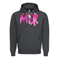 Smoke Medical Laboratory Technician Breast Cancer Zipper Hoodie - texasbilliewilder