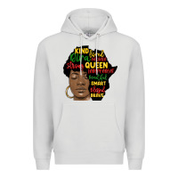 Dove Grey black woman africa silhouette Premium Hoodie - MaliasSmallBusiness