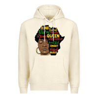 Sandshell black woman africa silhouette Premium Hoodie - MaliasSmallBusiness