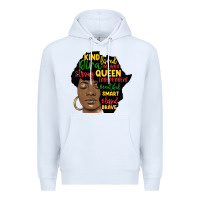 White black woman africa silhouette Premium Hoodie - MaliasSmallBusiness