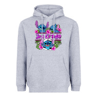 Heather Grey preview flower stitch 3rd grade Heavyweight Hoodie - AdoDesignShop