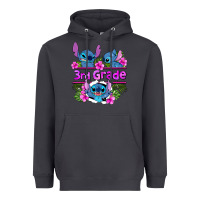 Smoke preview flower stitch 3rd grade Heavyweight Hoodie - AdoDesignShop