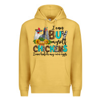 Antique Gold i can buy myself chickens i can hatch my own eggs Premium Hoodie - AdoDesignShop
