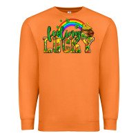 Carrot feeling lucky with coins Premium Sweatshirt - AdoDesignShop
