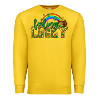 Lemon feeling lucky with coins Premium Sweatshirt - AdoDesignShop