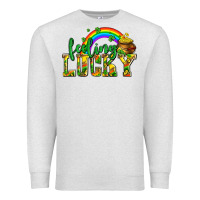 Feeling Lucky With Coins Premium Sweatshirt | Teevron
