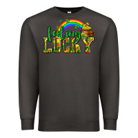 Smoke feeling lucky with coins Premium Sweatshirt - AdoDesignShop