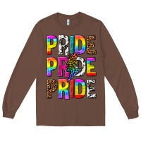Chestnut pride pride pride Long Sleeve Tee - texasbilliewilder