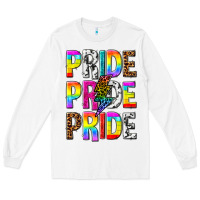 White pride pride pride Long Sleeve Tee - texasbilliewilder